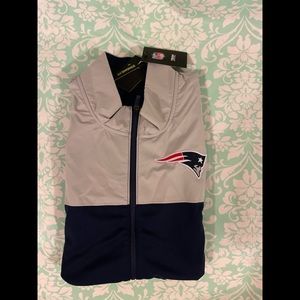 Mens nike New England patriots track jacket sz medium and 2 xl